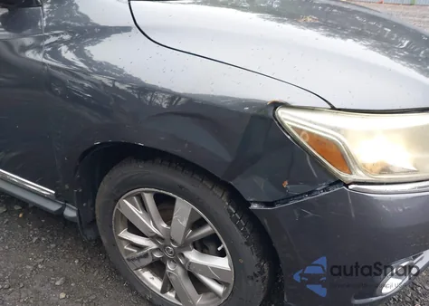 2013 Nissan Pathfinder Platinum from USA, damaged, VIN 5N1AR2MM0DC677990